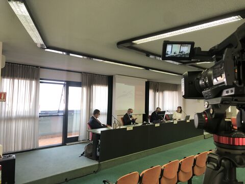 Evento aziendale: allestimento audio, luci e video, 2020