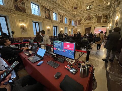 Regia per evento in live streaming, 2022