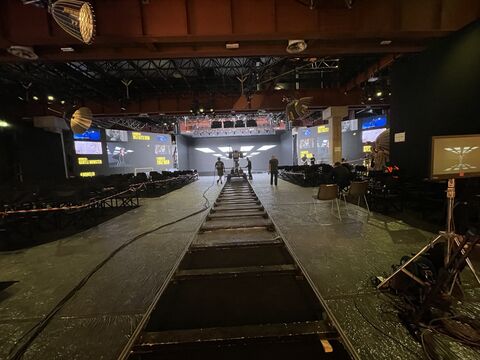 Spettacolo in teatro: luci di scena e audio