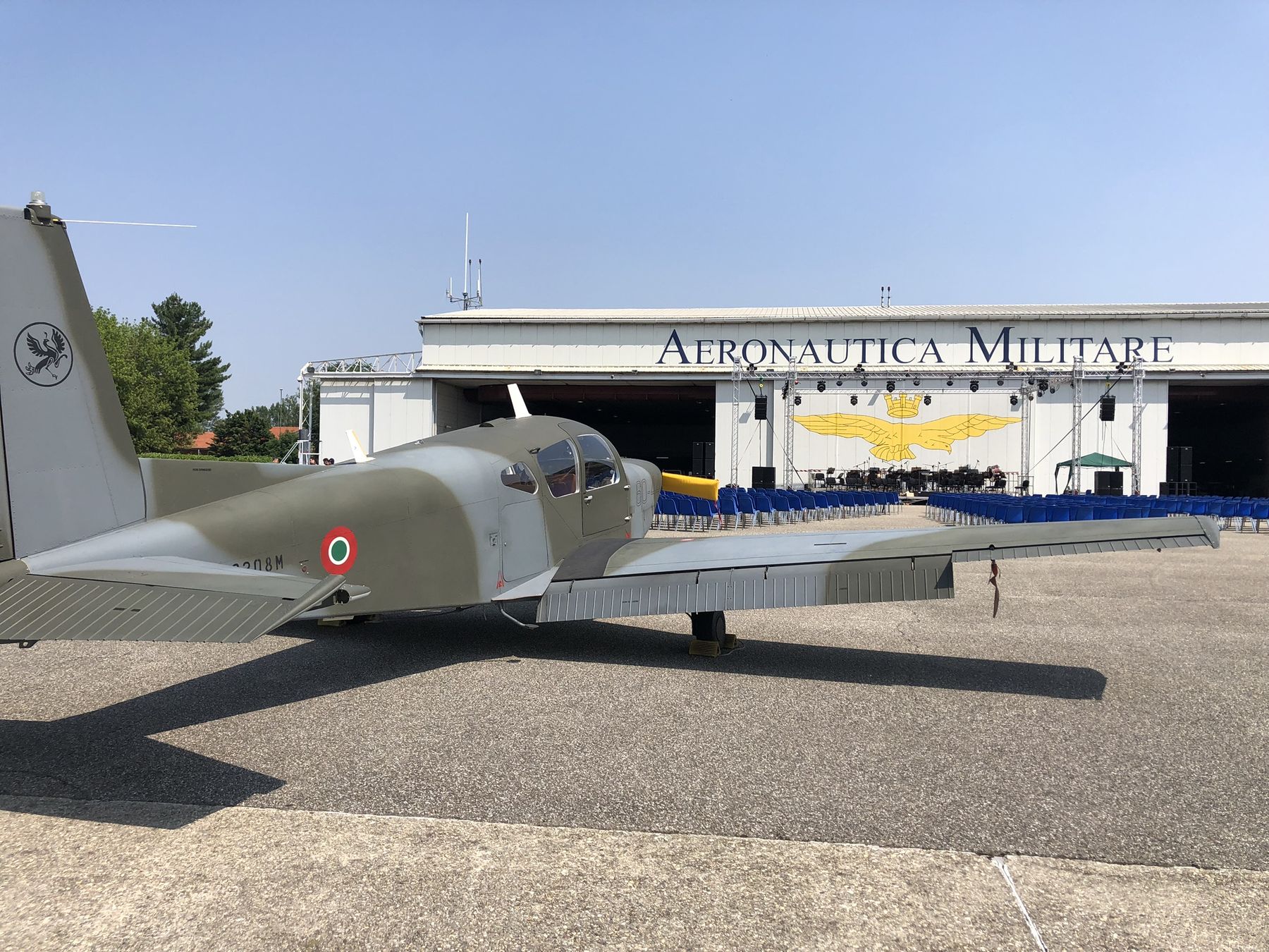 Aeronautica Militare, Concerto alla Luna — allestimento audio e luci