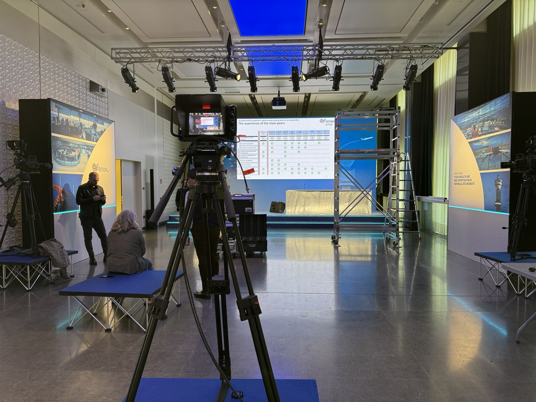 ENAV — infrastruttura di rete per la sala stampa dell'evento