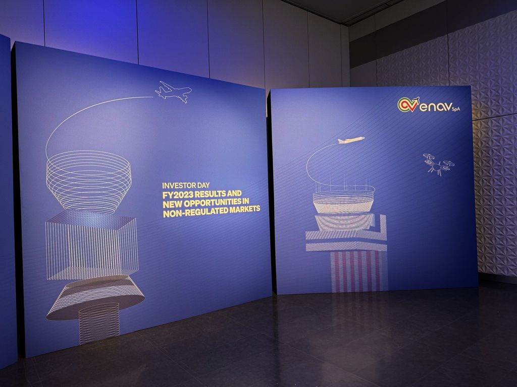 ENAV — infrastruttura di rete per la sala stampa dell'evento