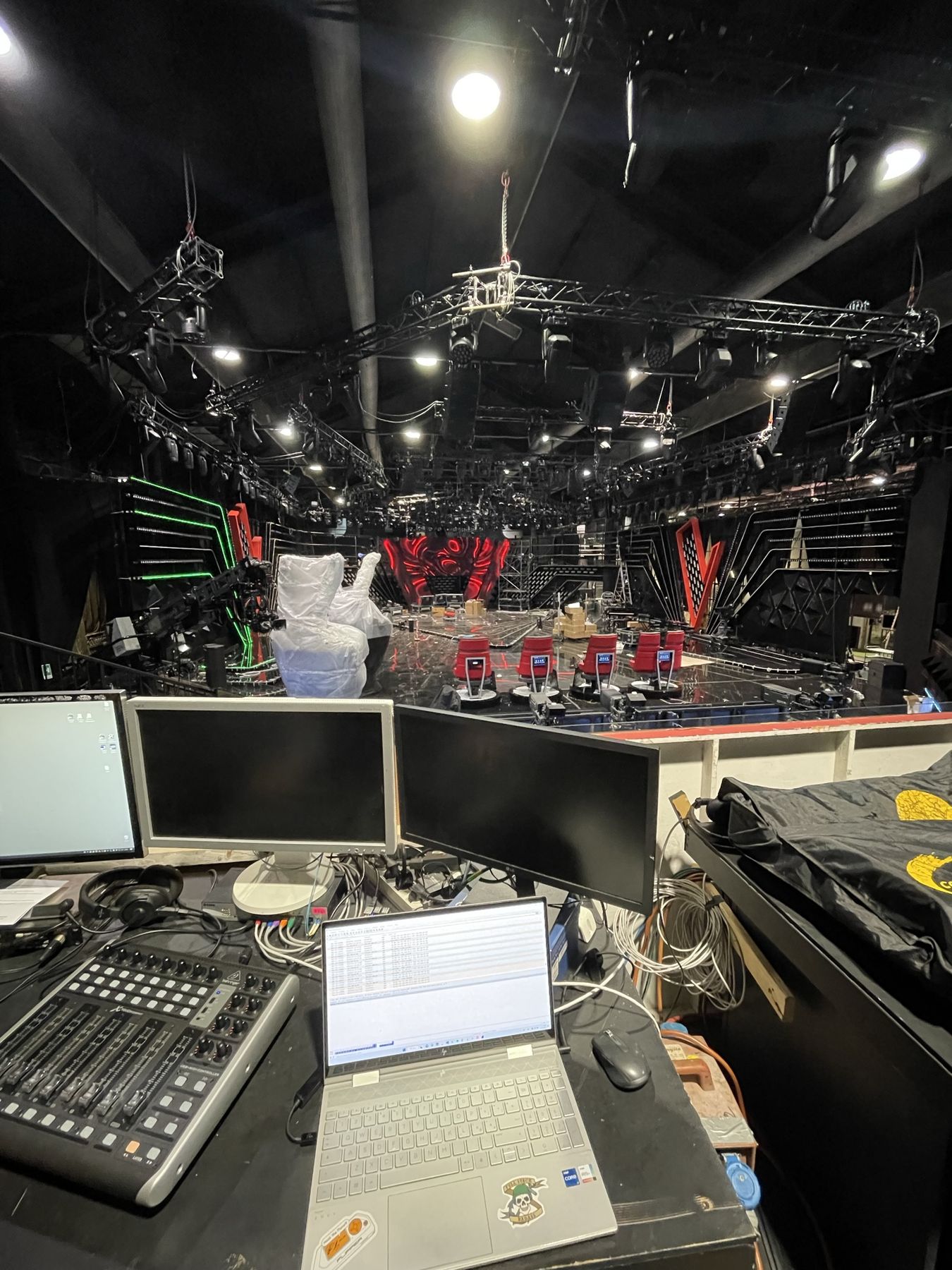 The Voice — sistema di controllo delle sedie dei giudici realizzato da In Show